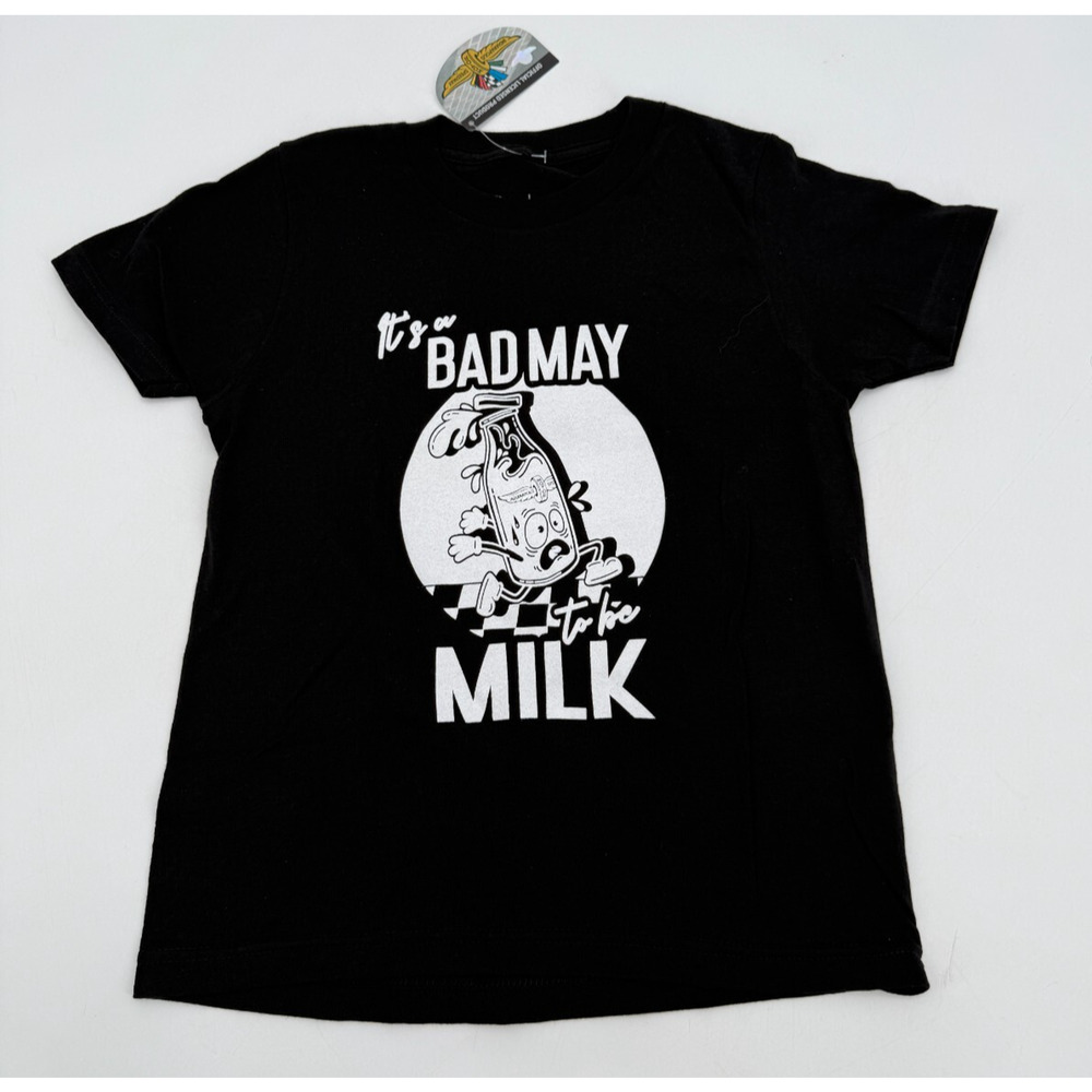 Indycar Indy 500 Shirt Youth Child T Shirt Its A Bad May To Be Milk Size Small